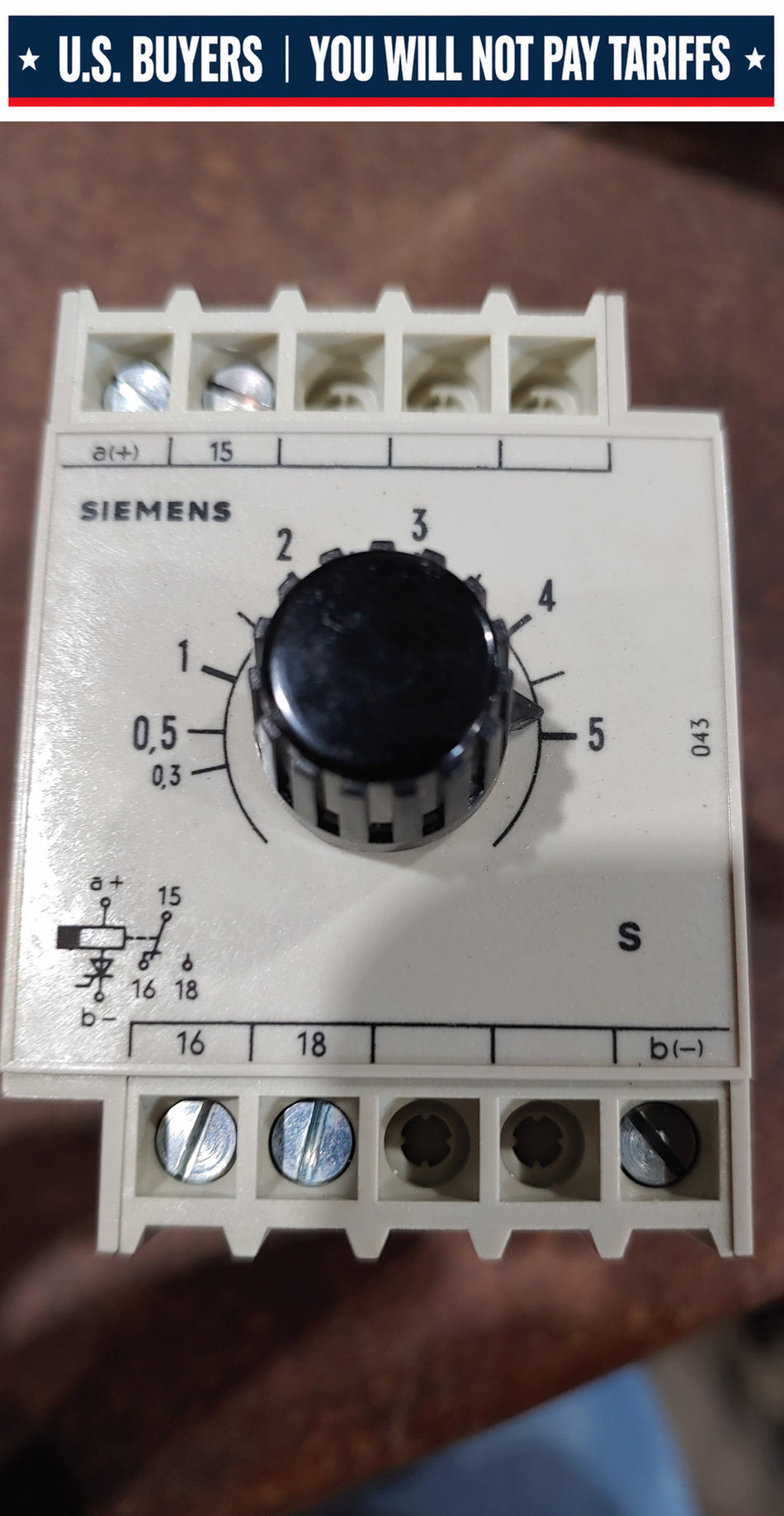 SIEMENS TIMER 0.3-5SEC 7PV3431-1EA