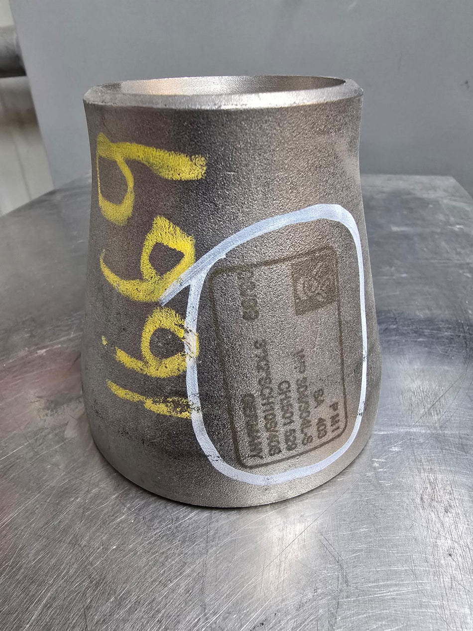 Schulz 3"X 2" Concentric Reducer  3"X 2"  Schedule 10S/40S  Butt Weld  WP 304/304L Stainless Steel  SA-403  Made in Germany