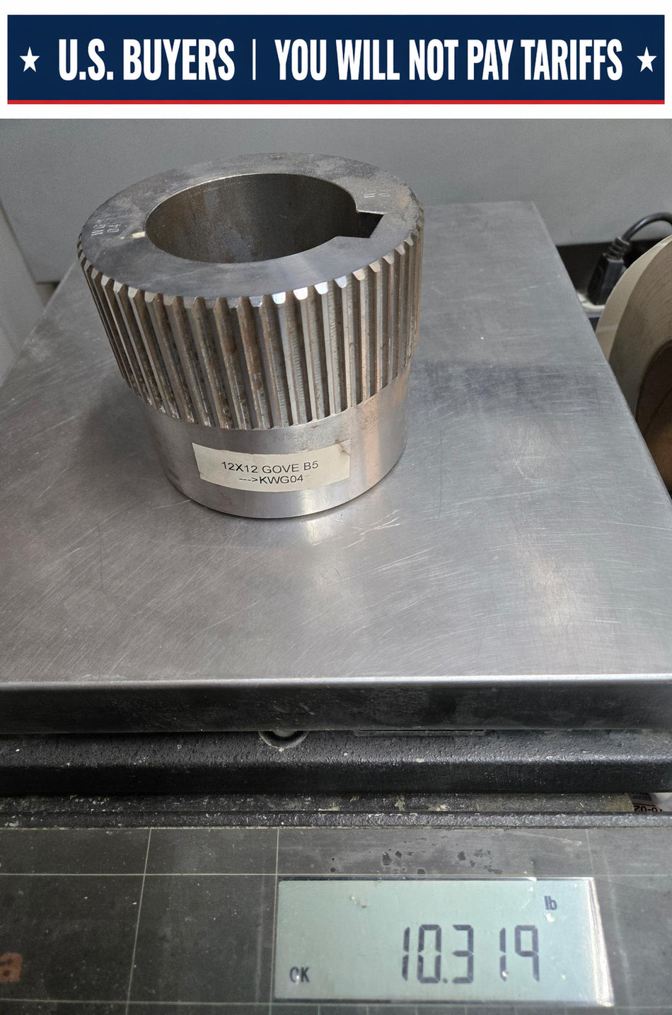 KWG Worm Gear Valve Actuator Splined Adaptor KWG04 - 12x12 900 GROVE B5