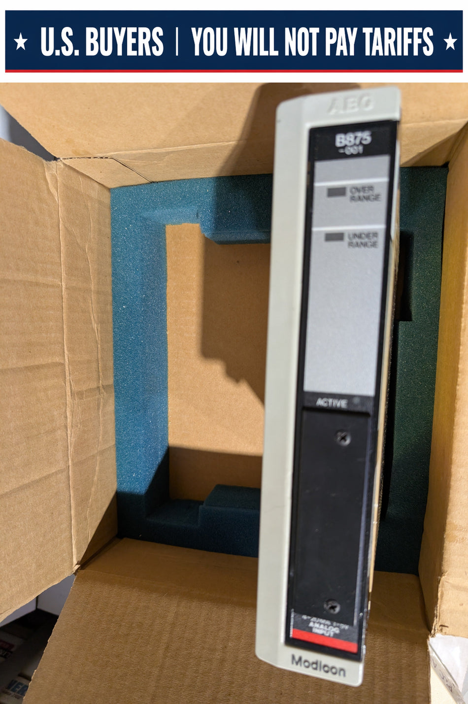 Schneider Electric Modicon AS-B875-001 ANALOG INPUT MODULE