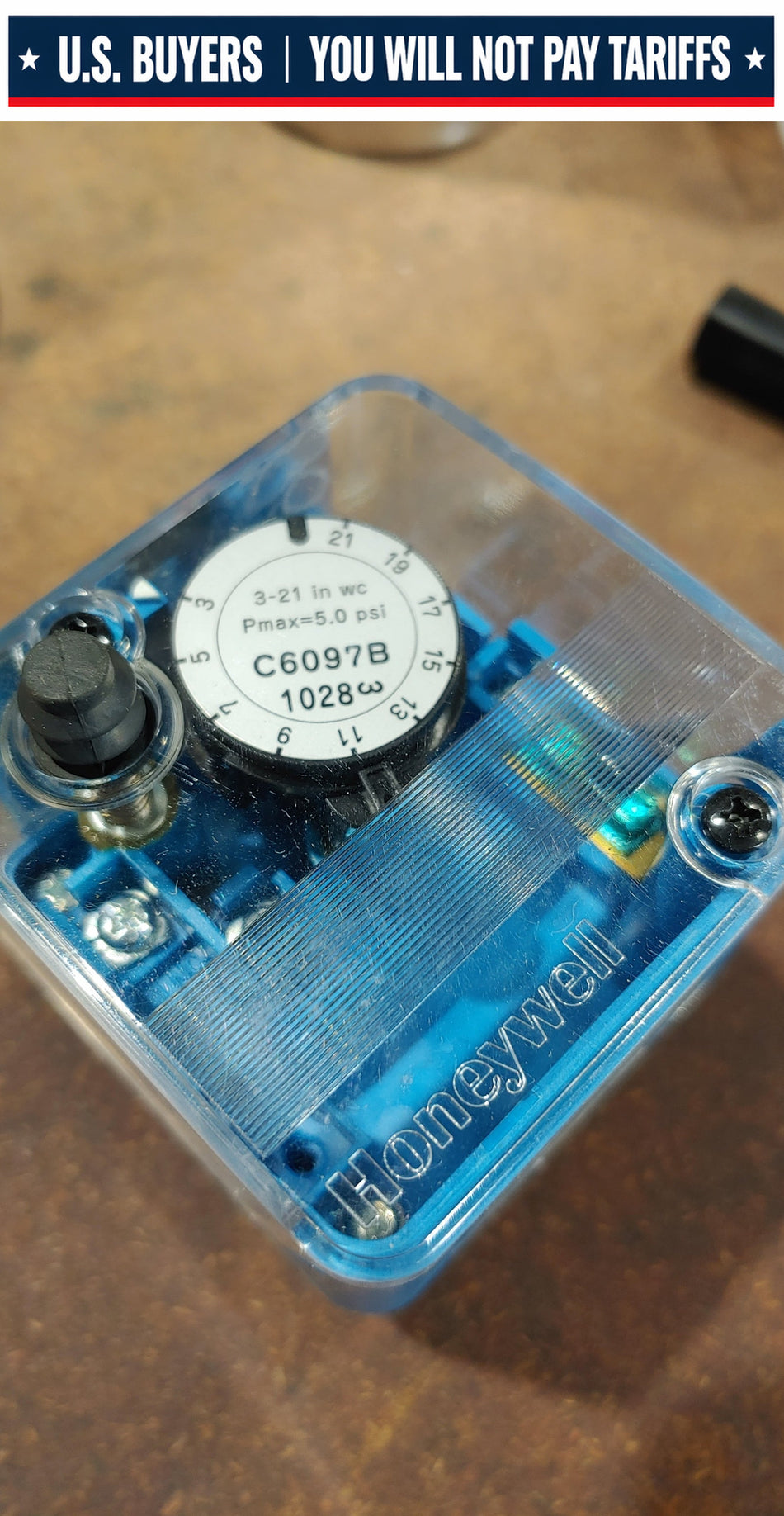 Honeywell C6097B1028 Pressure Switch