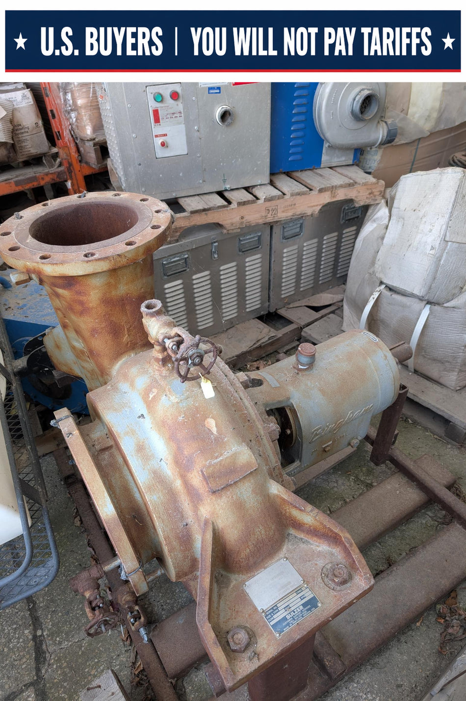 Sulzer Pump - 10x12x18HCF - Single Stage - 4190 GPM - 1170 RPM - 102 FT