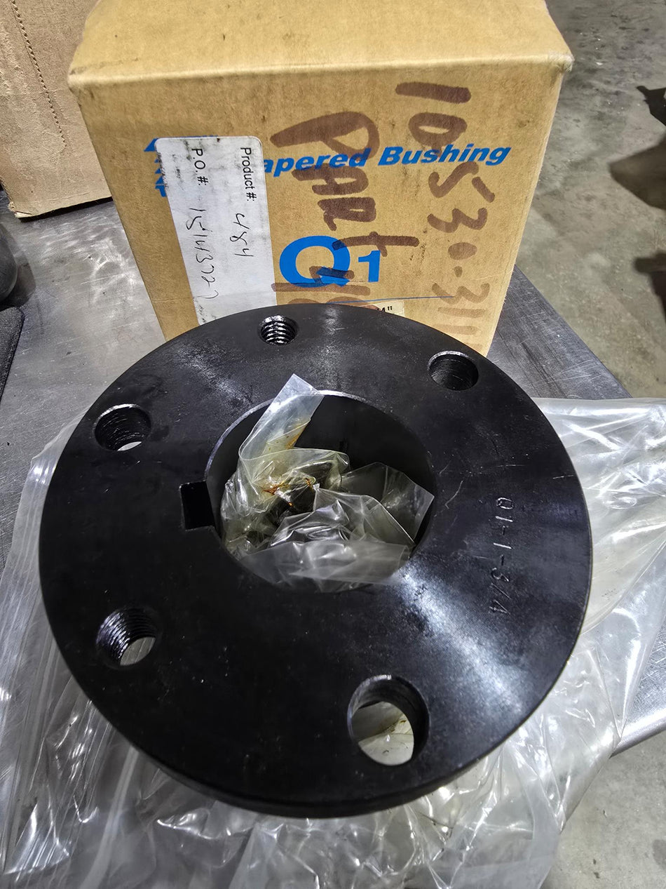Tsubaki Q1 Bushing, 1-3/4 in Bore, 4.1250 in Flange OD