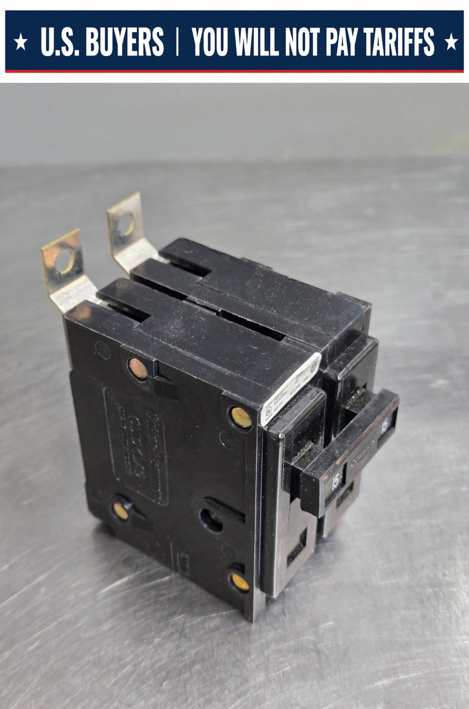 Eaton 2 Pole 15 Amp Quicklag Type BA Breaker 120/240V - BAB2015