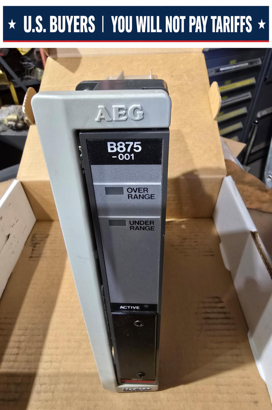 Schneider Electric  Modicon  AS-B875-001 ANALOG INPUT MODULE (USED MISSING TERMINAL STRIP)