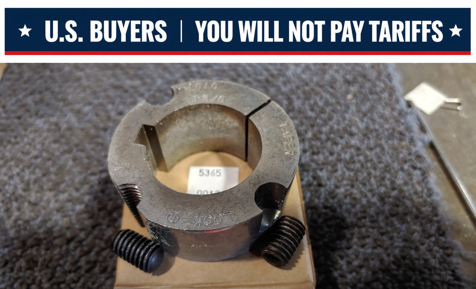 Dodge 117085 Taper-Lock Bushing - 1610 Series, 1.3750 in Bore, Finished with Keyway, 5/16 x 5/32 in Keyway, Sintered Steel