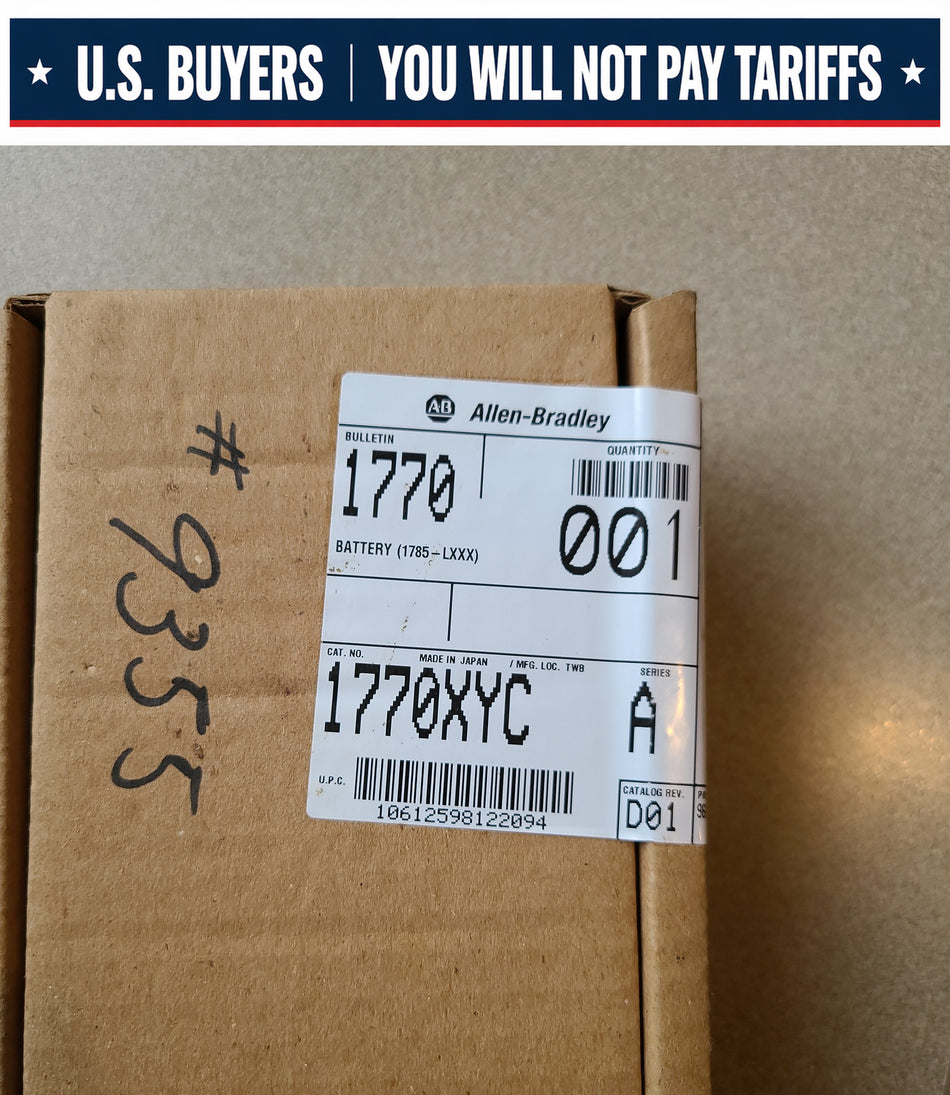 Allen Bradley 1770-XYC, 1770-XYC/A Replacement Battery