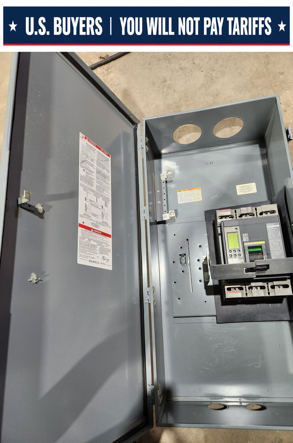Square D PowerPact PJ600 Enclosed Breaker with Micrologic 6.0P - 600 Amp - 3 PH- PJL36060CU64AE1