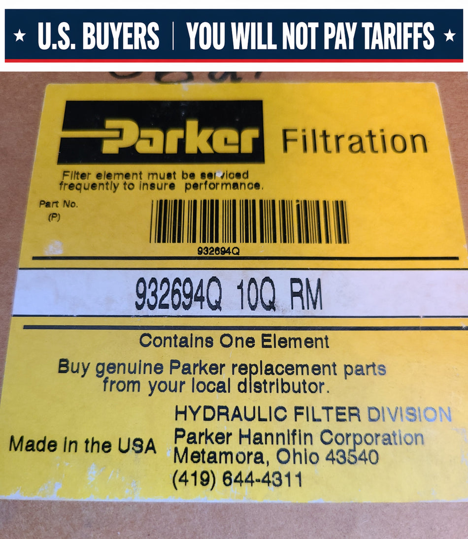 PARKER FILTRATION 932694Q 10Q RM