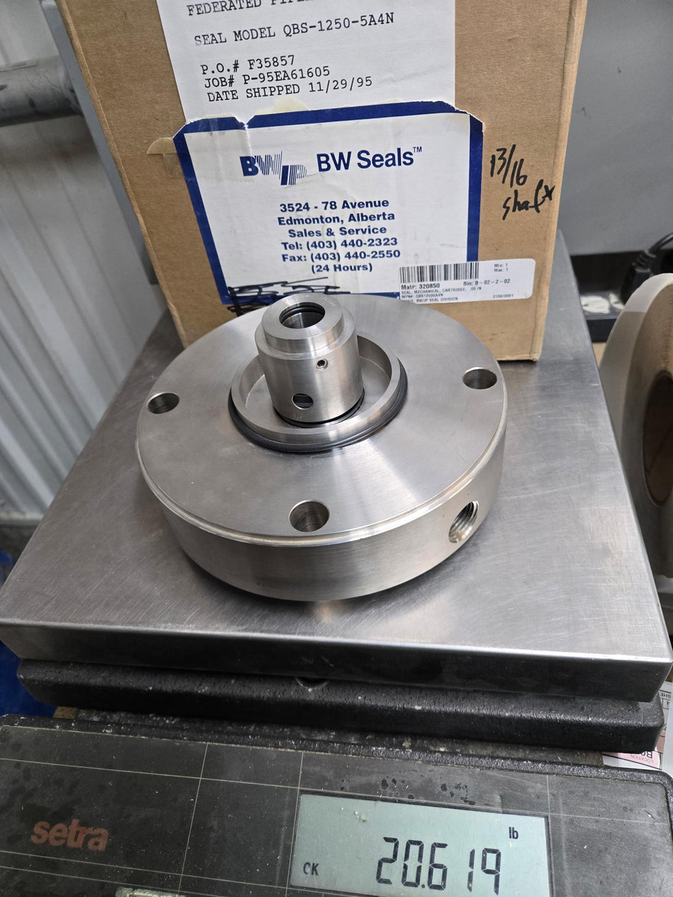 BWP Mechanical Pump Seal Model QBS-1250-5A4N