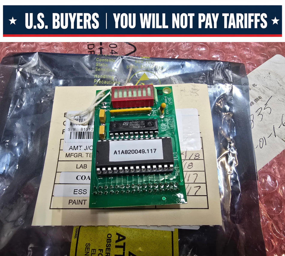 ROBICON A1A362877.01HRM, REV: BD, CIRCUIT BOARD, A1A820049.117 (USED)