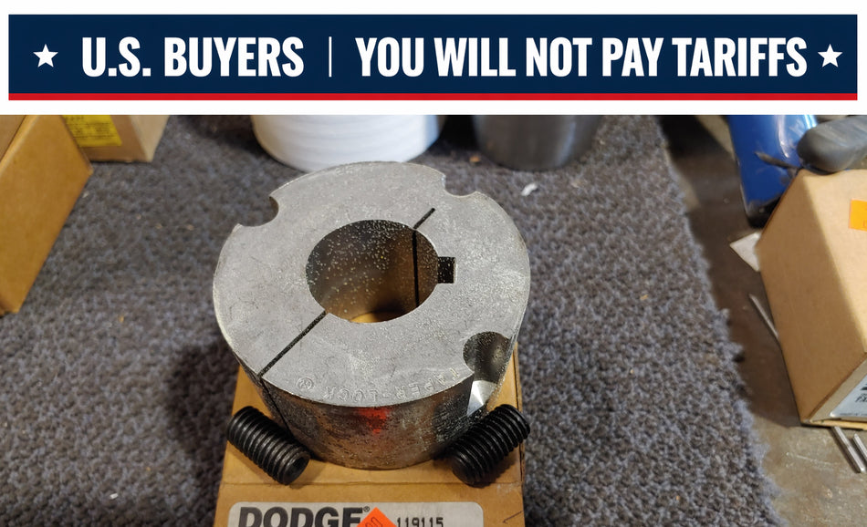 Dodge 119115 Taper-Lock Bushing - 2517 Series, 1.4375 in Bore, Finished with Keyway, 3/8 x 3/16 in Keyway, Sintered Steel