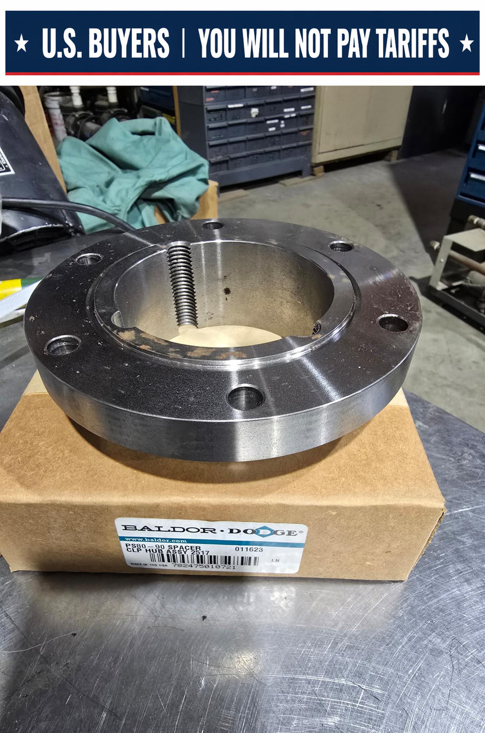 Dodge PS80-90 SPACER CPLG HUB ASSY 2517 011623