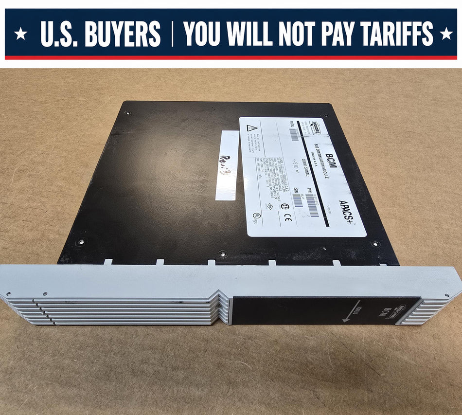 MOORE 39BCMNBN APACS+, REV: 3, BCM BUS CONTINUATION MODULE, P/N: 16197-61/3 (Used)