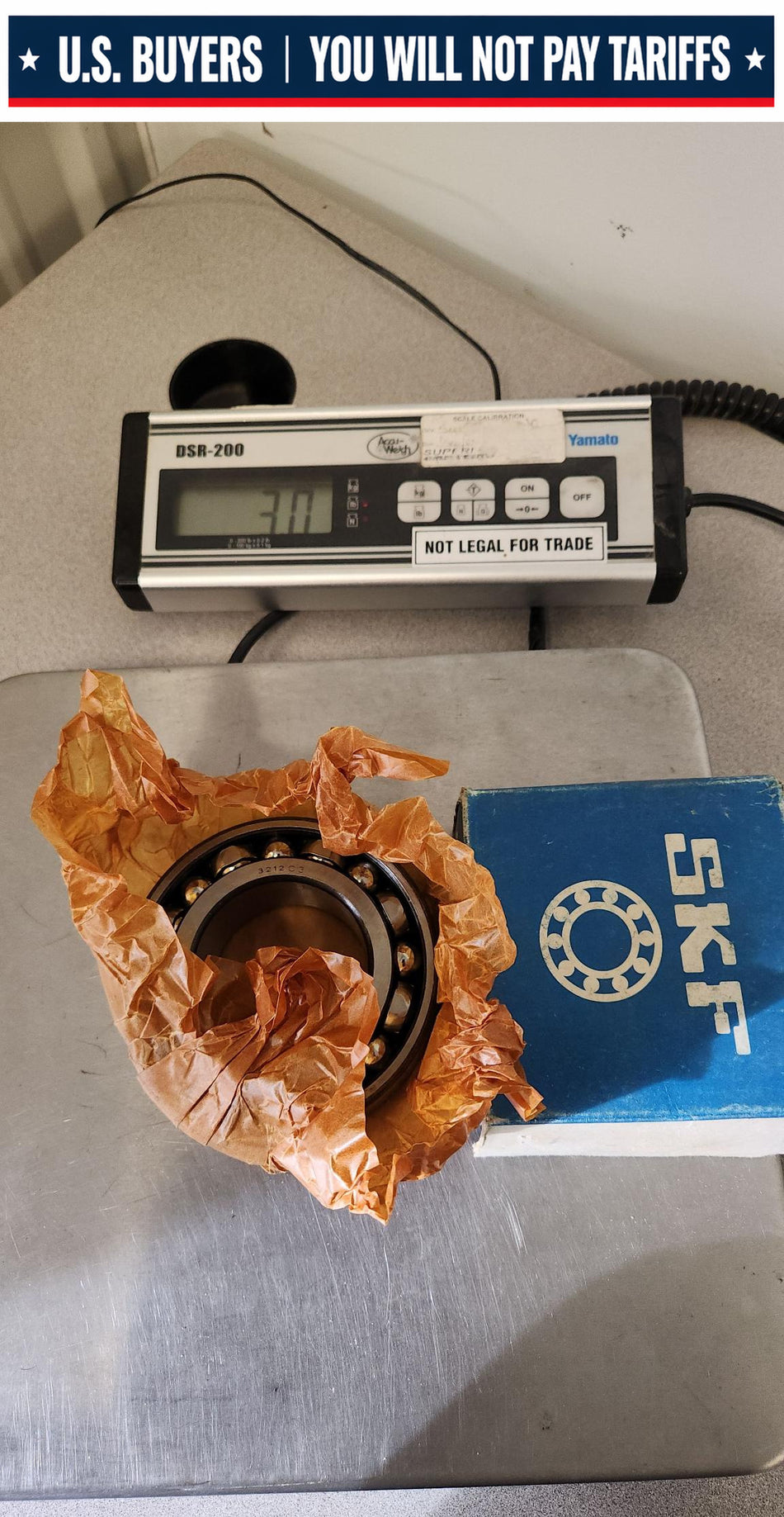 3212C3, Double Row Angular Contact Ball Bearing - Open Type