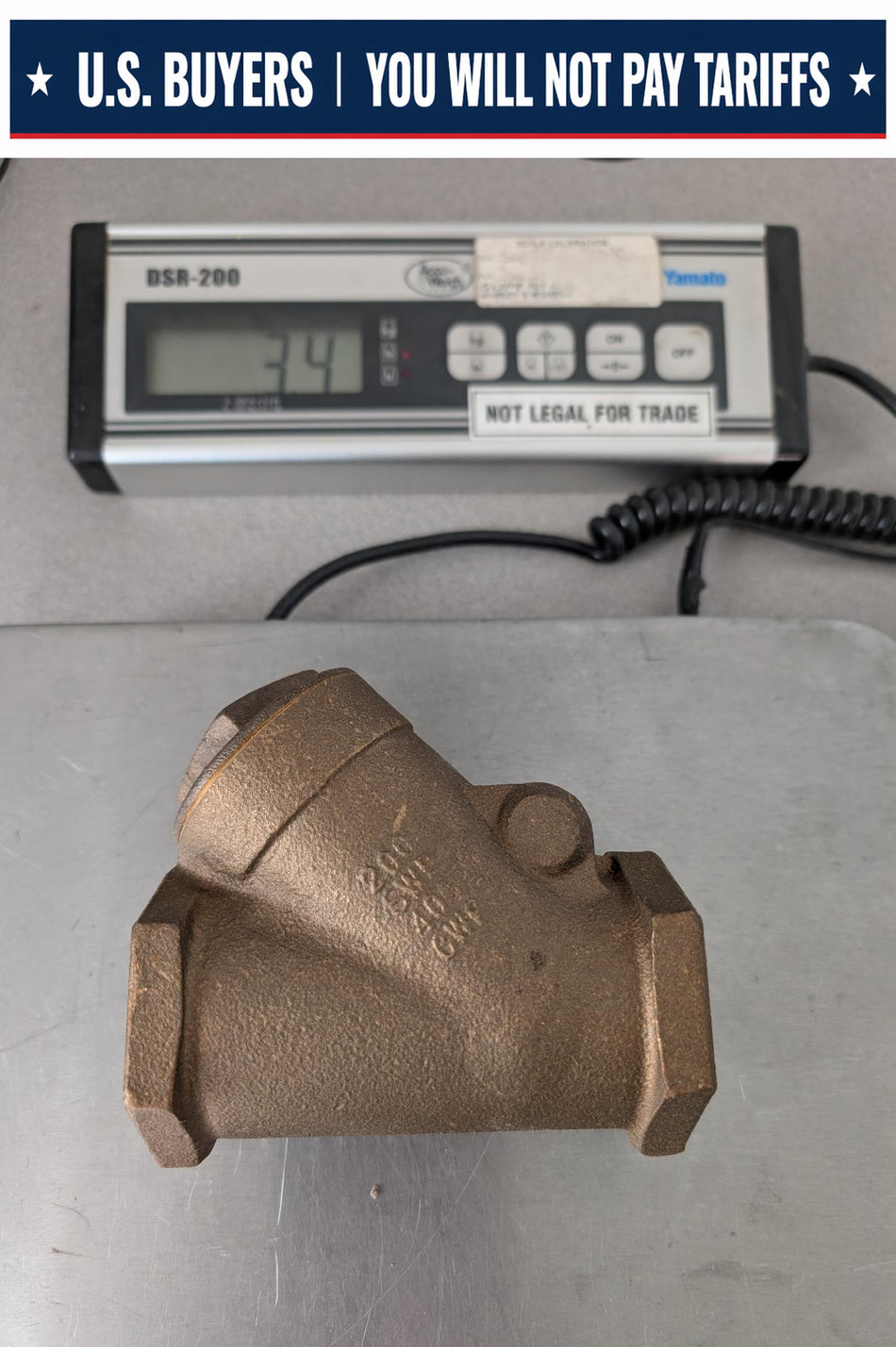Nibco Bronze Check Valve 1-1/2" - T-453-B