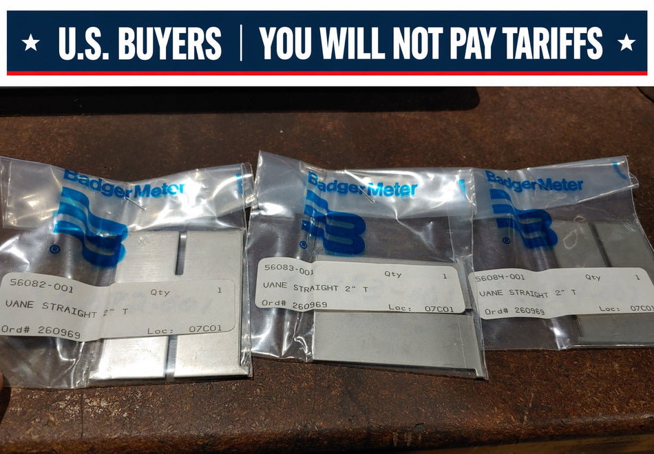 Kit of Badger Meter Straightening Vane 56082-001 ,Straightening Vane 56083-001,  Straightening Vane 56084-001