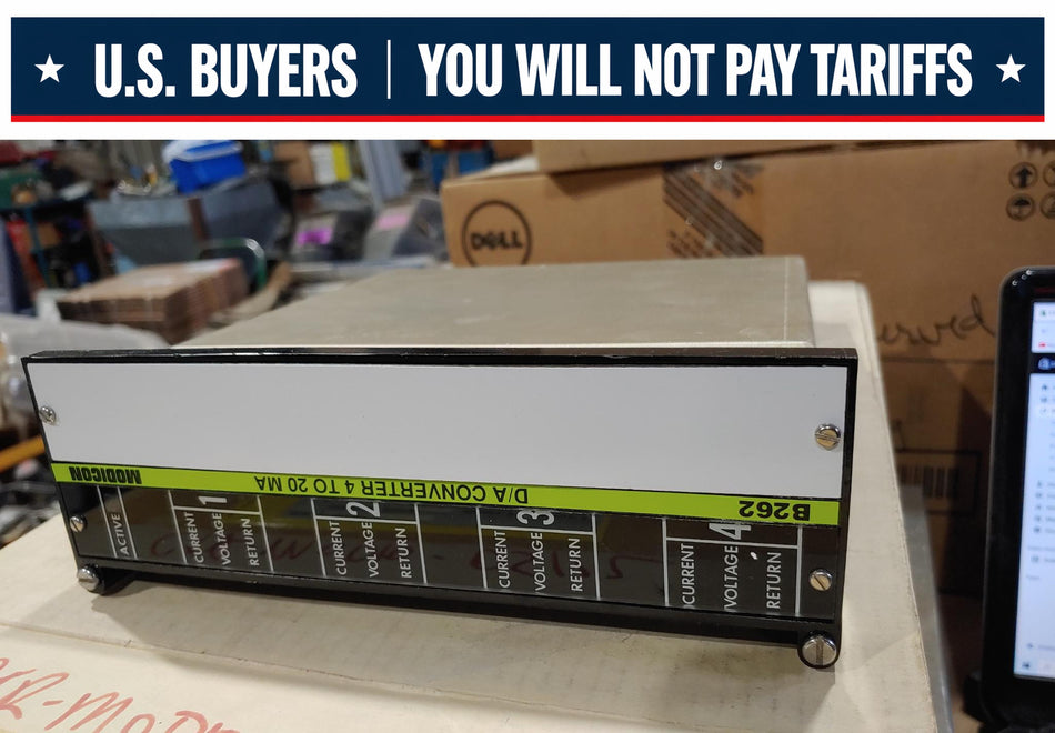 Modicon Schneider AS-B262-001 B262 D/A CONVERTER 4 TO 20ma