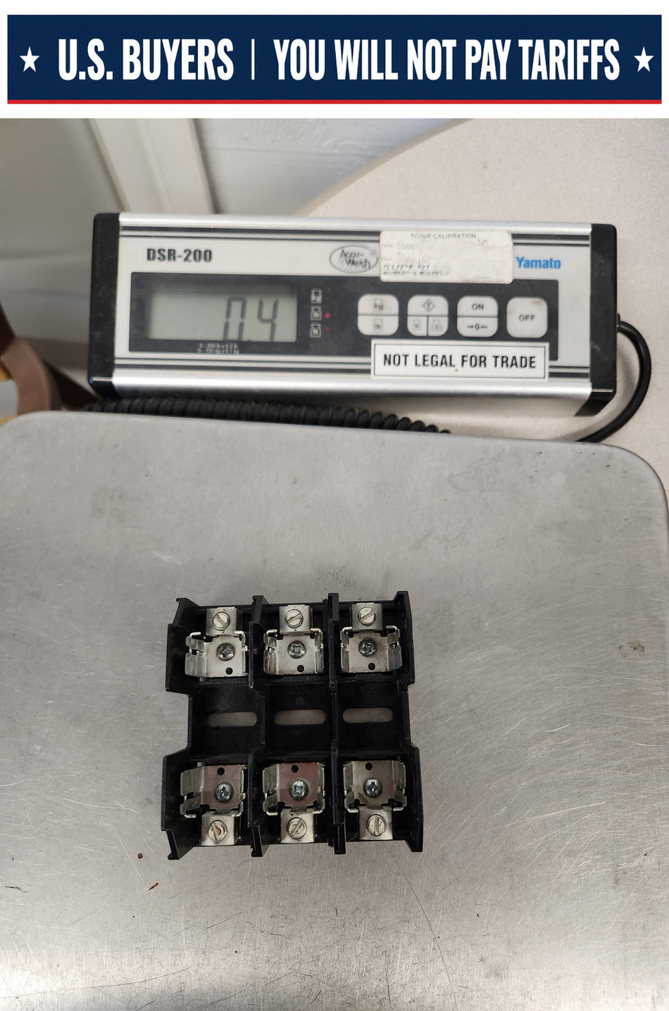 MARATHON 6J30A3B 30A 600V Triple Fuse Holder
