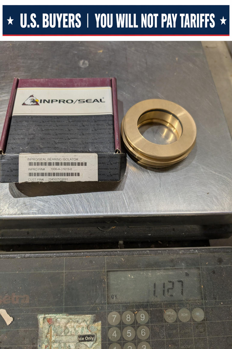 INPRO Seal Bearing Isolator - 1000-A-31619-0 - NEW