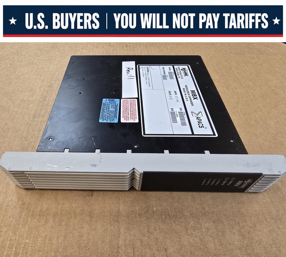 MOORE 39MBXNAN APACS, REV: 11, MBX MODULBUS EXPANDER, 24VDC 0.57A MAX (Used)