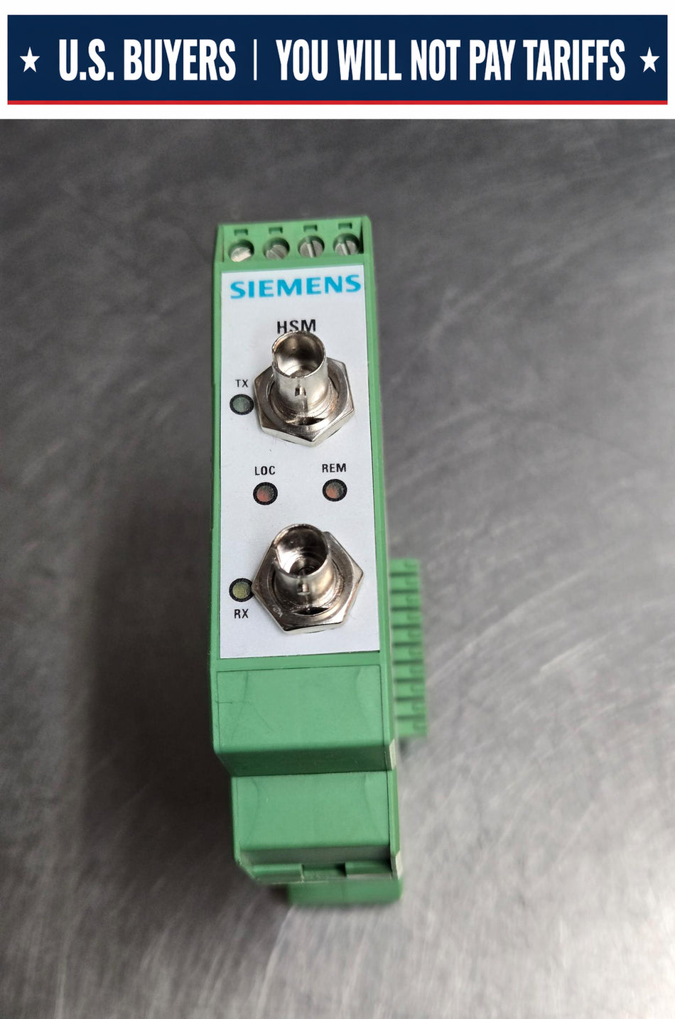 Siemens Moore APACS+ QUADLOG FIBER OPTICS HSM 16804-44