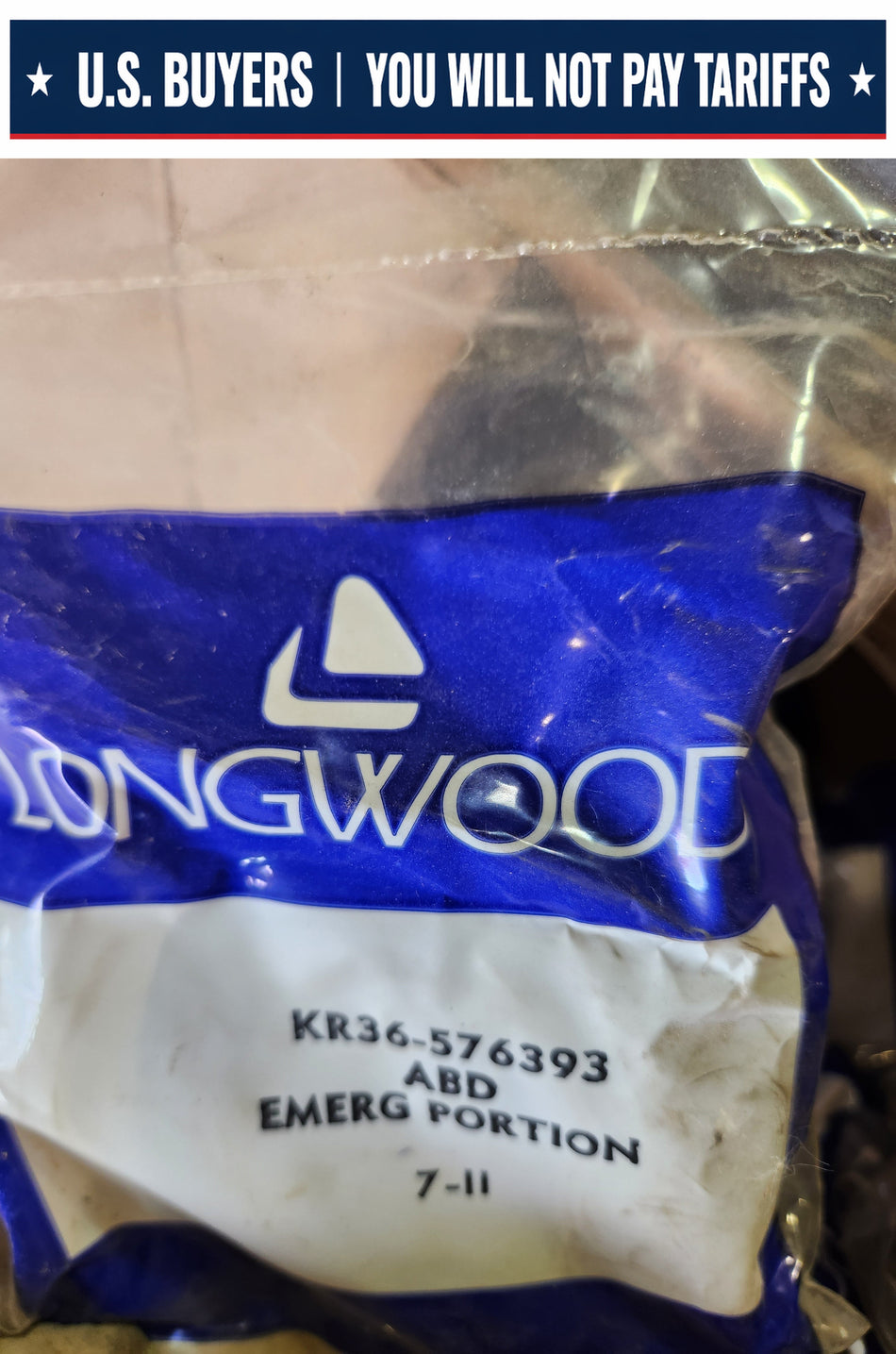 Longwood ABD Control Valve Emerg Portion KR36-576393-AV -  NEW