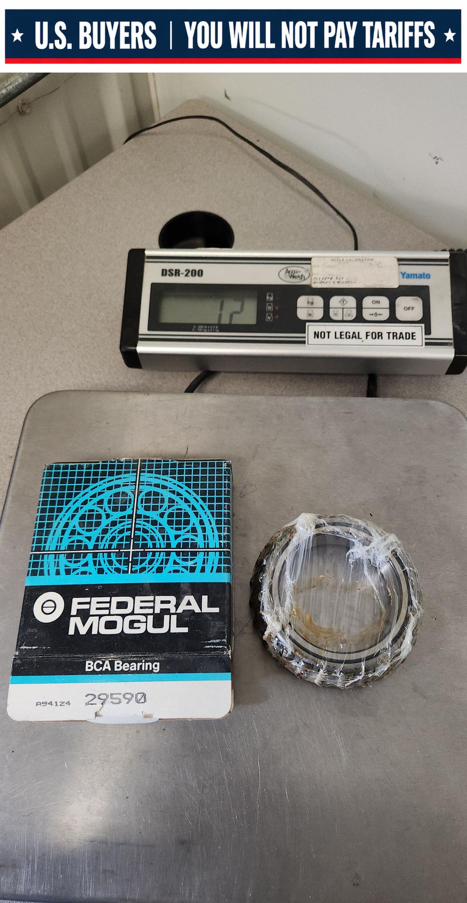 Part Number 29590, Tapered Roller Bearings - Single Cones - Imperial
