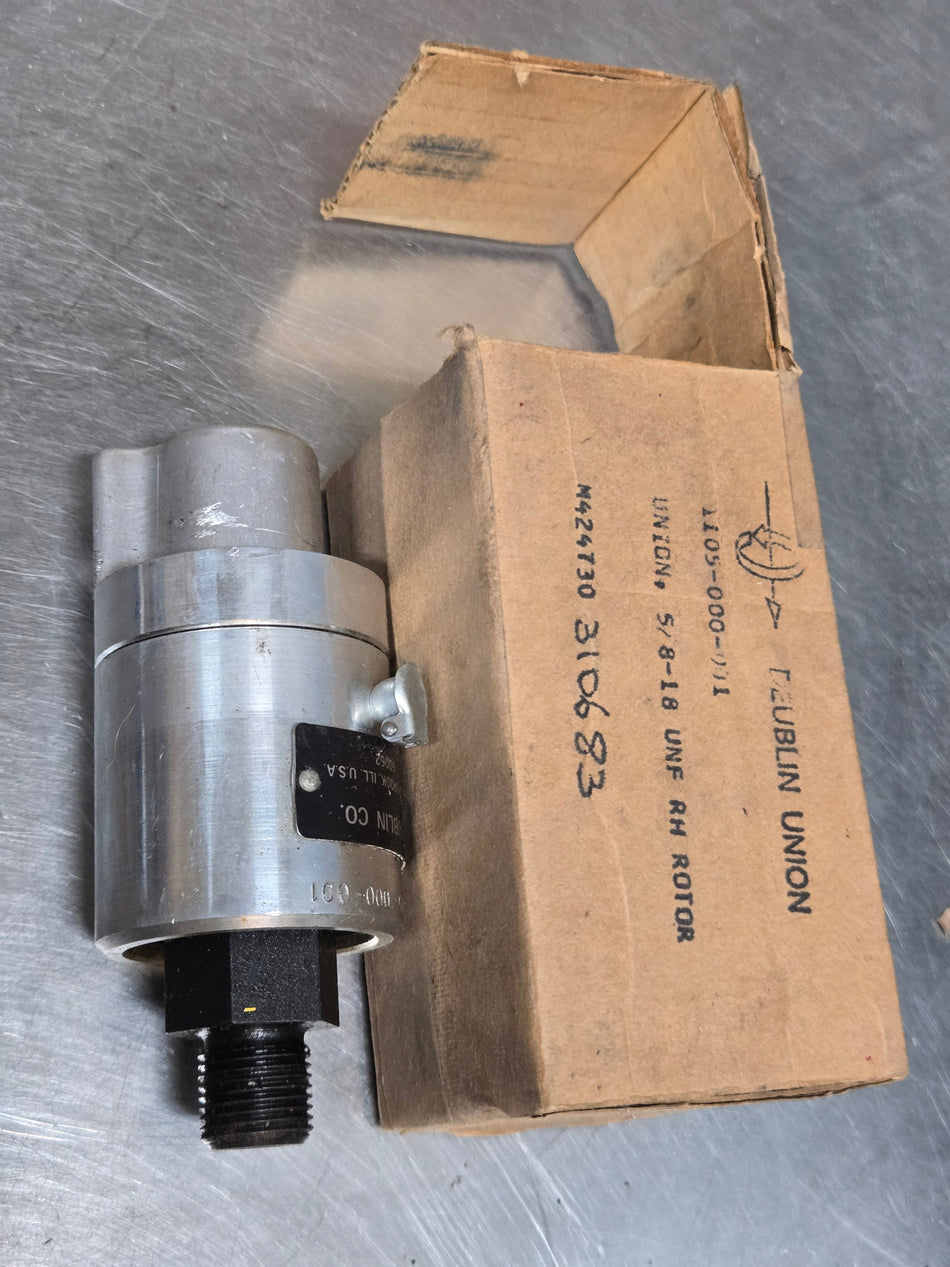 Deublin Union 1105-000-001 - 5/8 Inch UNF RH Rotary Joint