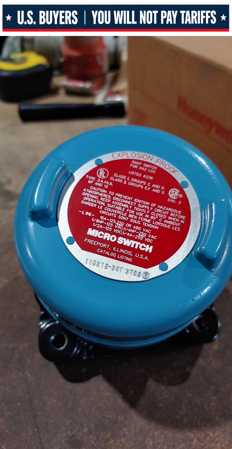 Honeywell Explosion proof Snap Switch 11CX12-D01