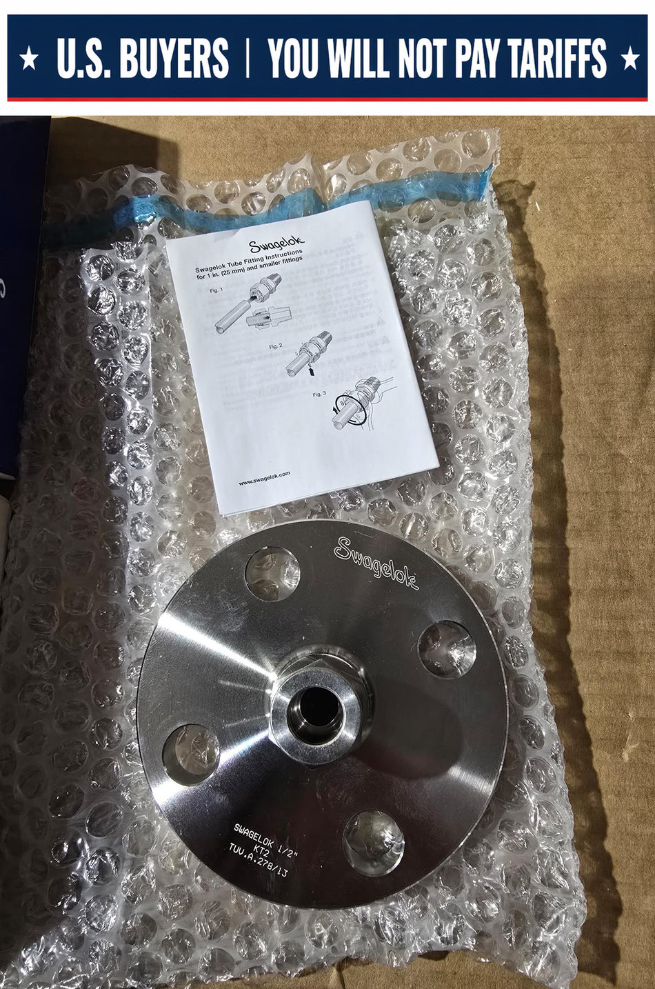 Swagelok SS-810-F16-150 ANSI Flange Adapter 316 Stainless Steel