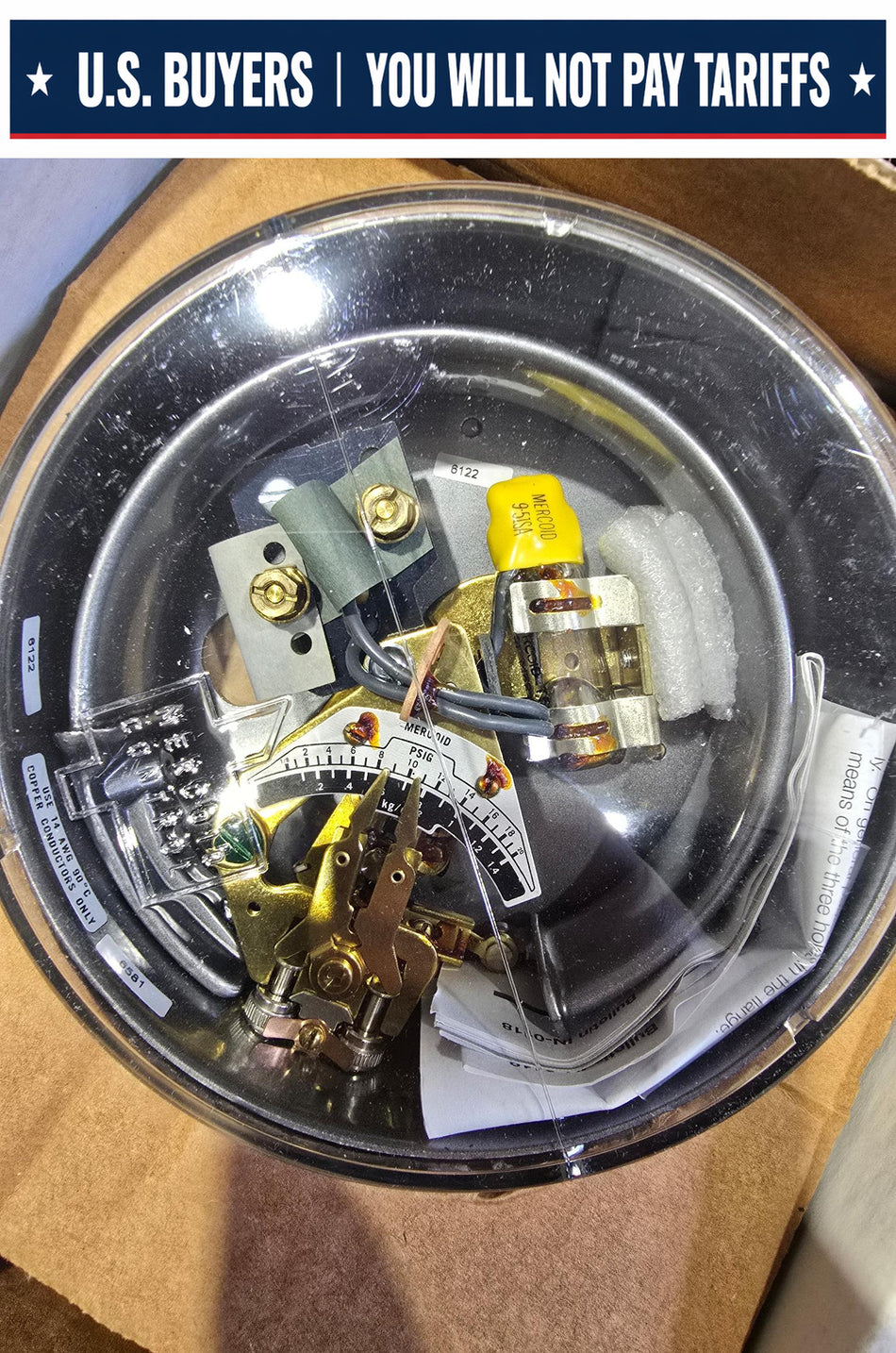 DWYER MERCOID CONTROL DA-31-3-3A PRESSURE SWITCH