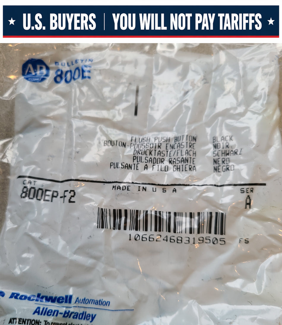 Allen Bradley 800EP-F2 Push Button Operator 800EPF2
