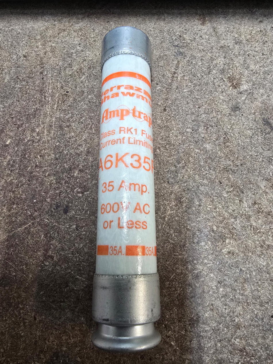 FERRAZ SHAWMUT A6K35R, 35AMP 600V CLASS RK1 FUSE