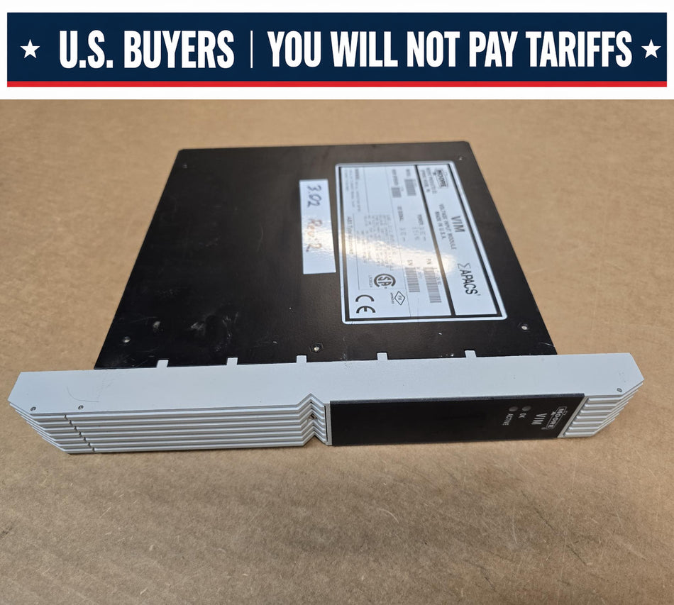 MOORE 39VIMCCN APACS,ROM: 3.02, REV: 2, VIM VOLTAGE INPUT MODULE, P/N: 16171-126/02 (Used)