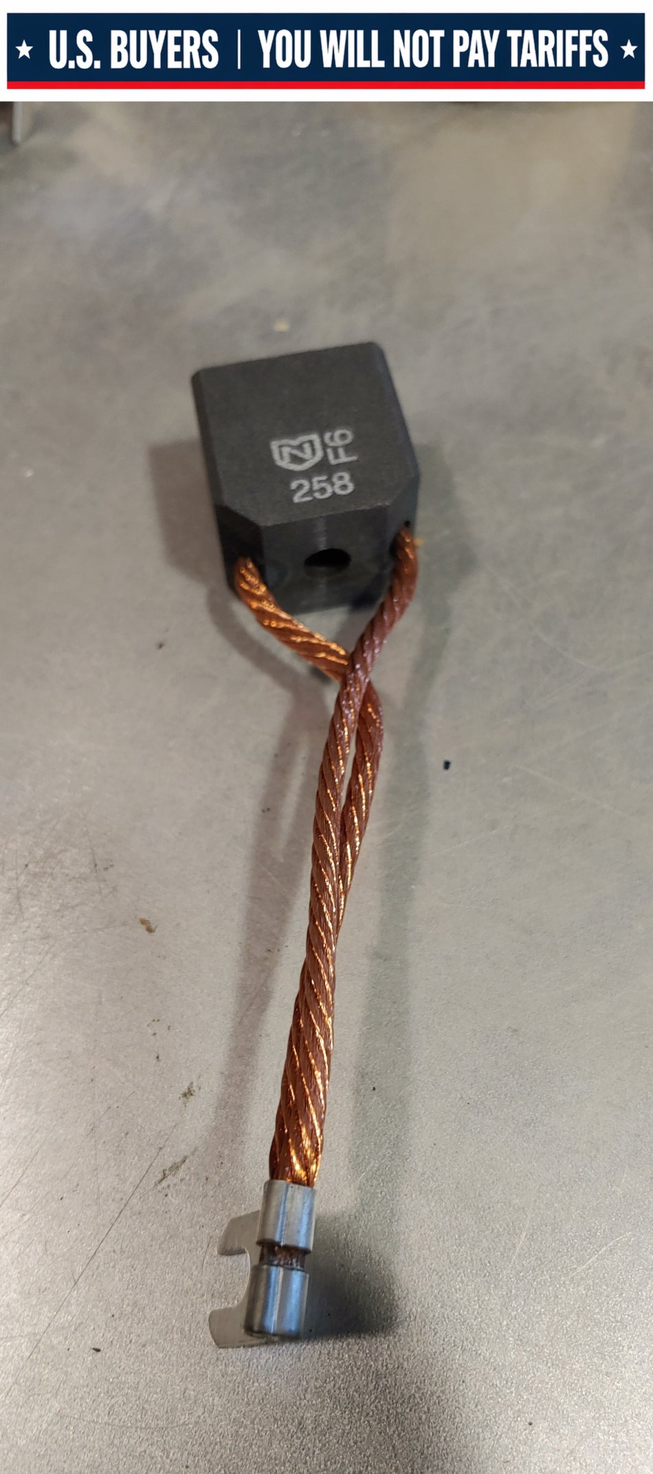 National Carbon Brush 258 F6