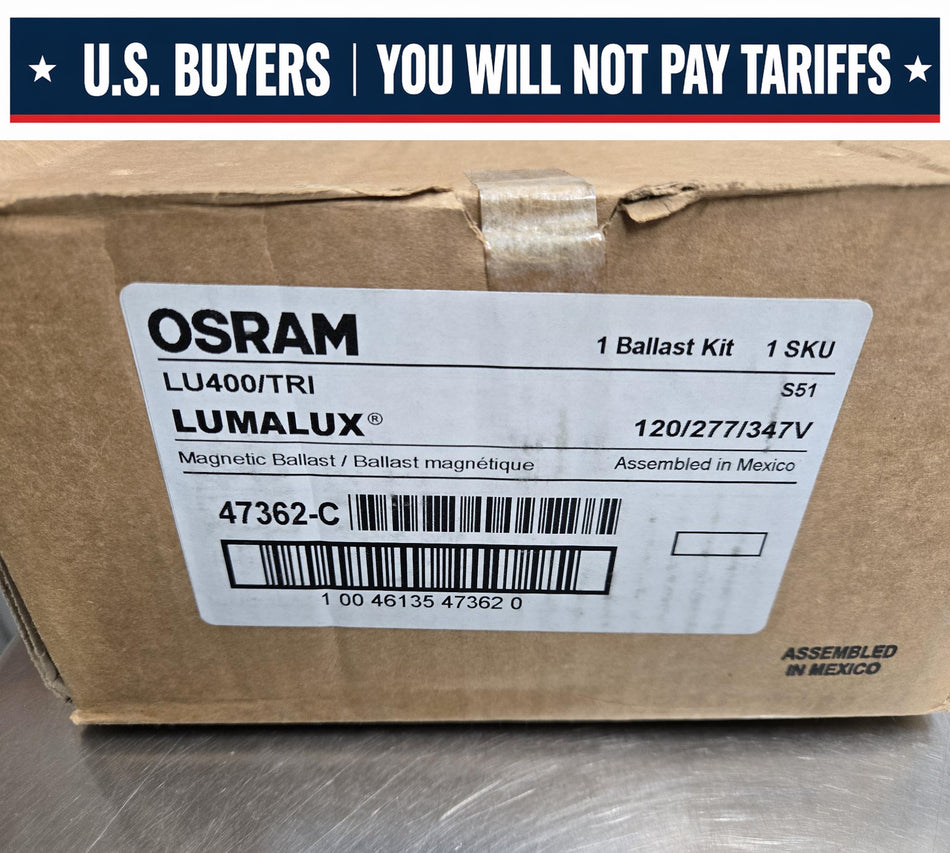 OSRAM LUMALUX LU400/TRI Magnetic Ballast Kit 120/277/347V 47362-C (Copy)