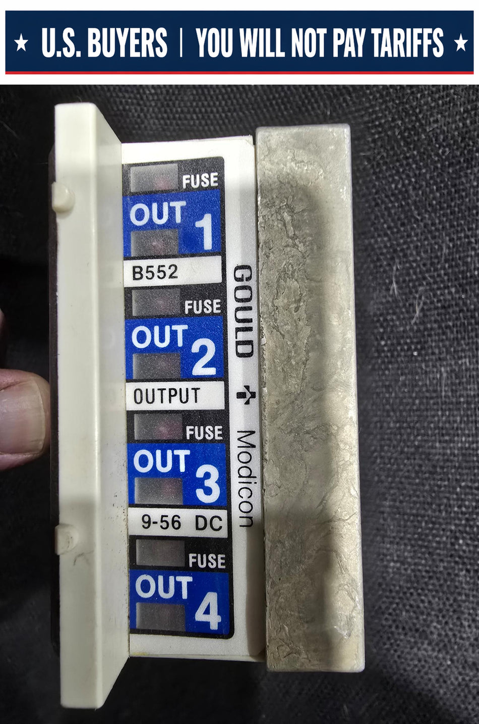Gould/Modicon B552 Output Module 10-48vdc "Used"
