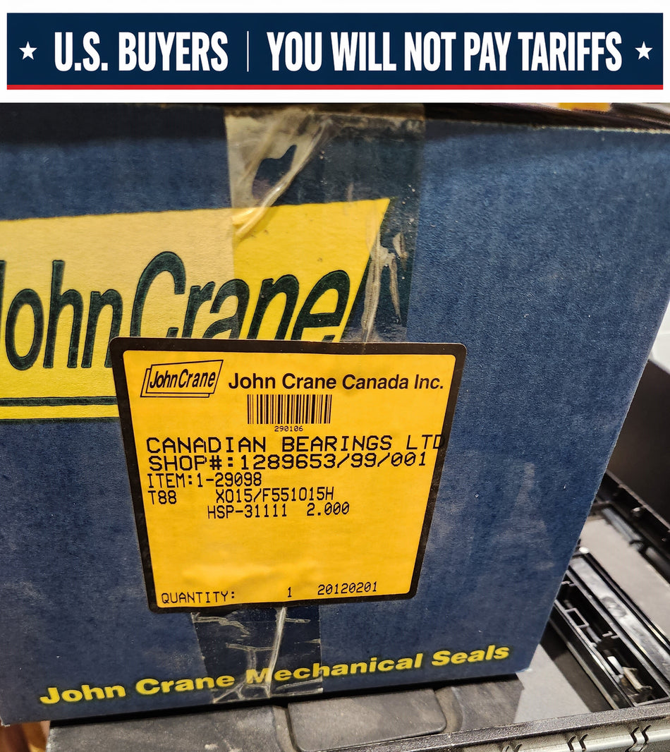 John Crane Mechanical Seal - T88 X015/F551015H - 2.00"