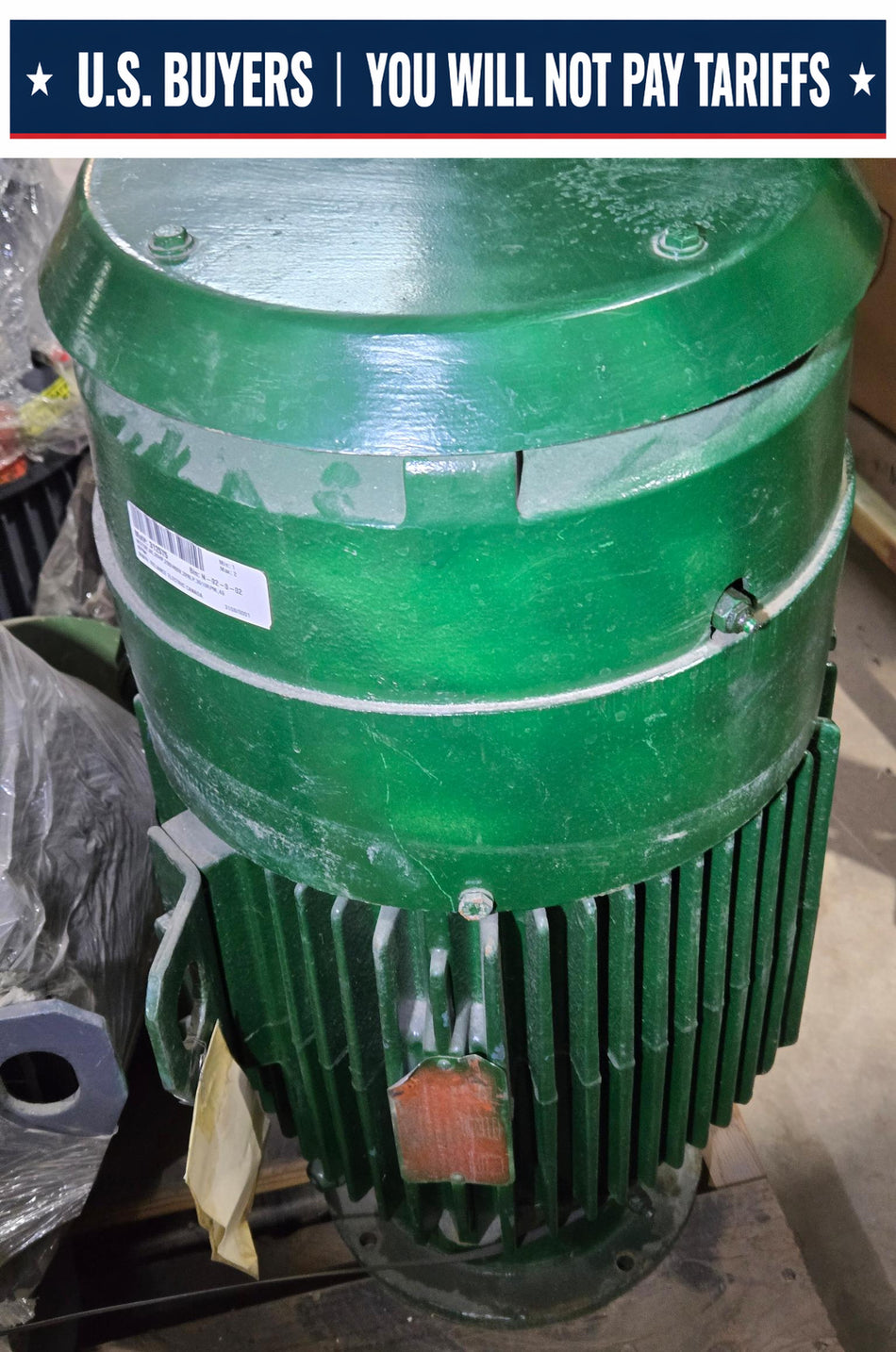 Reliance 20 HP Duty Master Electric Motor XT, 230/460V, 3510 RPM , FR 326LP , P25G1360D