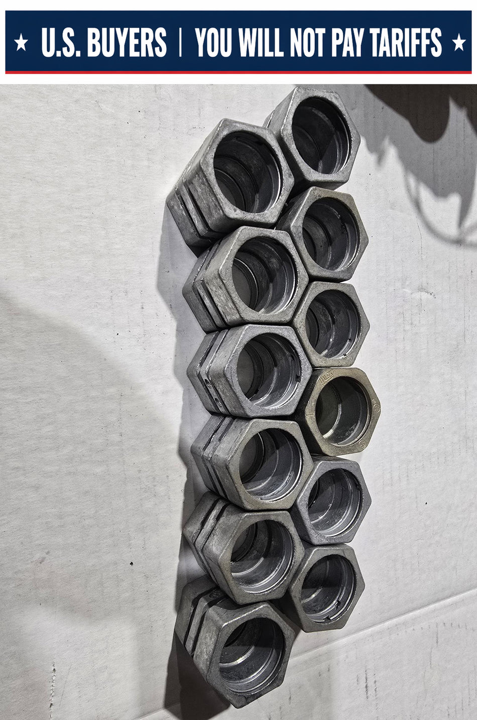 Die Cast Zinc conduit compression union 1 Inch (LOT OF 12)