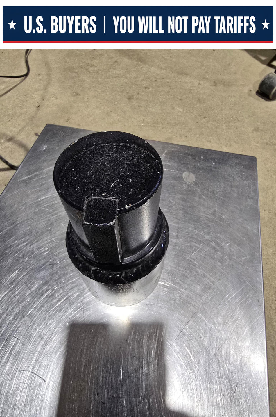 SHAFT ADAPTER COUPLING, 60MM TO 55MM, SHAFT KEYED 15.8MM ON 60MM AND 14.2MM ON 55MM SHAFT