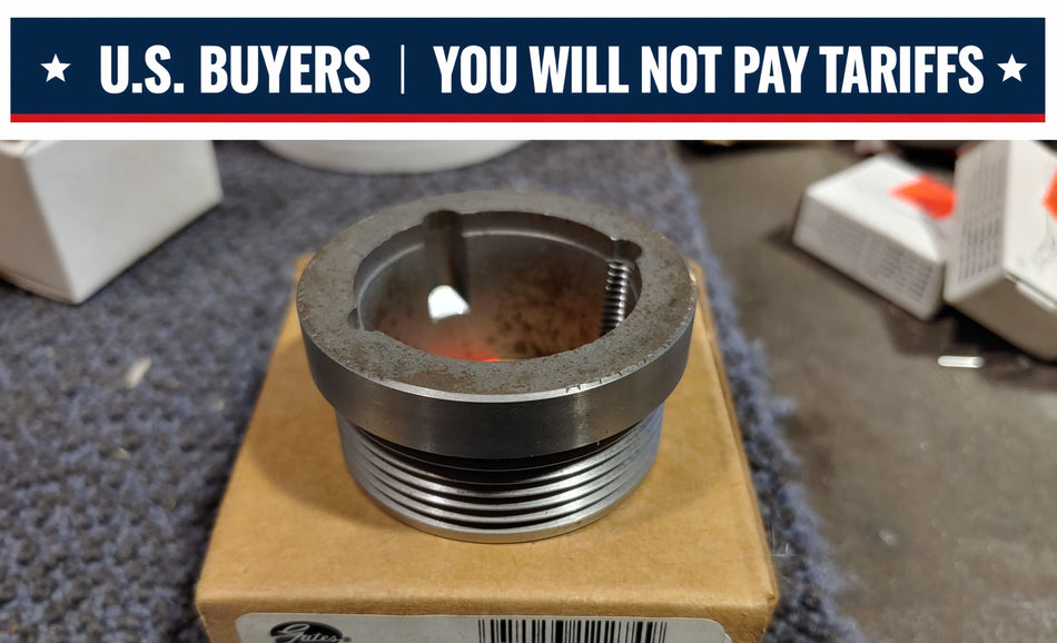 Dodge 6J1.94-1108 122950 Bushing Bore V-Belt Pulley - J Belt Section, 6 Groove, 1.94 in O.D., Taper Lock Bushed, 1108 Series Bushing