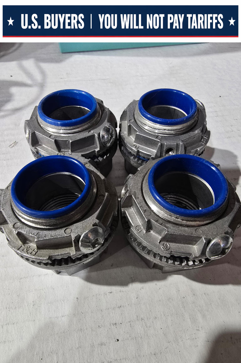 Thomas & Betts 1"  I DIV 2 EFG III Type 4 Conduit Hub Fittings (LOT OF 4)