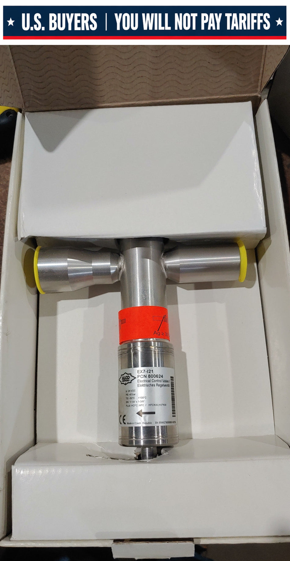 Emerson EX7-I21 Electrical Control Valve PCN 800624
