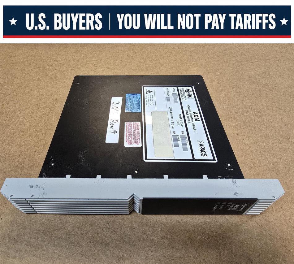 MOORE 39ACM24BAN APACS, ROM:3.03, REV:9, ACM ADVANCED CONTROL MODULE, 24VDC, P/N:16139-76/09  (Used)