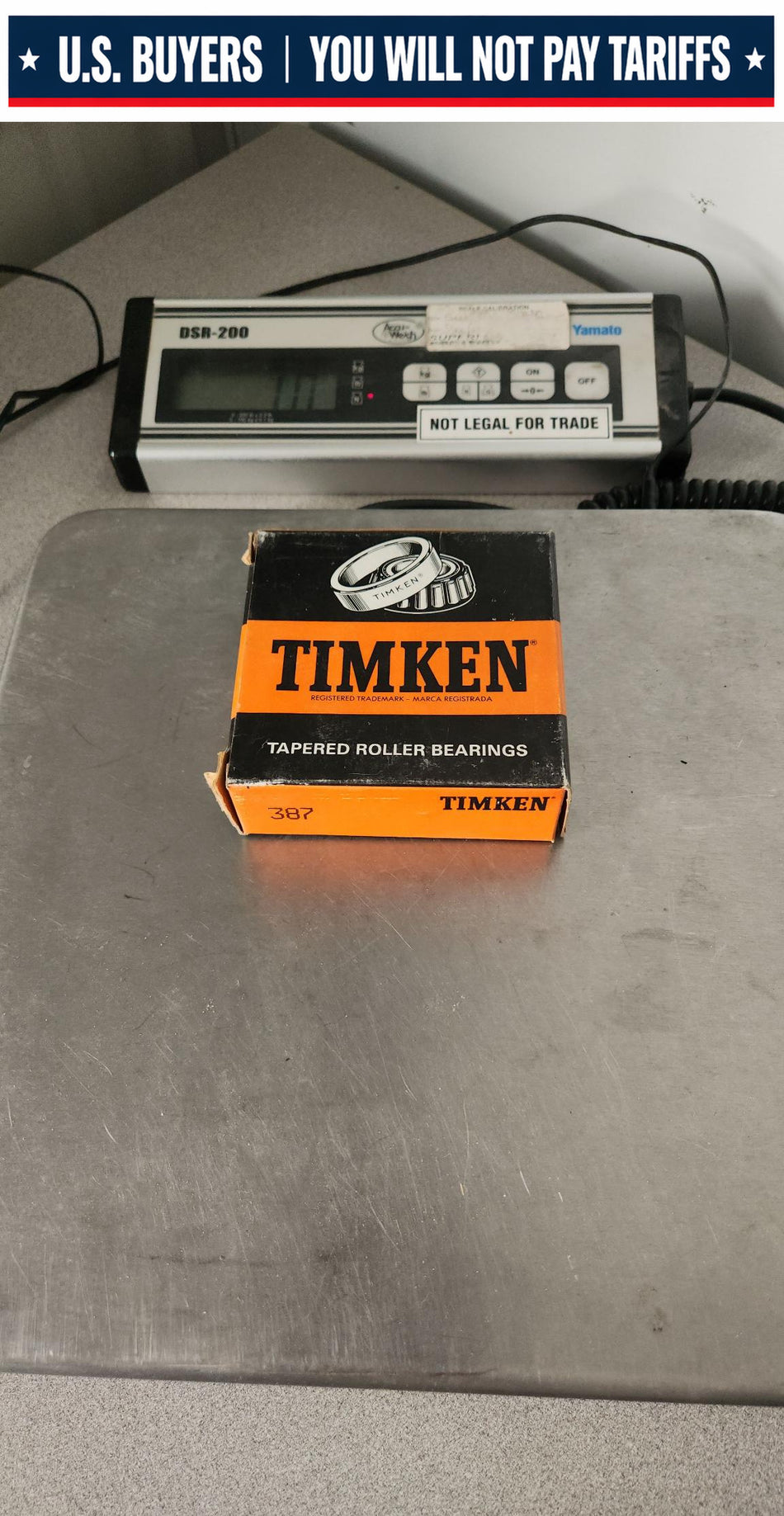 Timken 387 Tapered Roller Bearings - Single Cones - Imperial