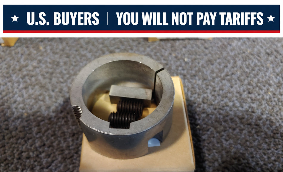 Dodge 117086 Taper-Lock Bushing - 1610 Series, 1.6250 in Bore, Finished with Keyway, 3/8 x 1/8 in Keyway, Sintered Steel