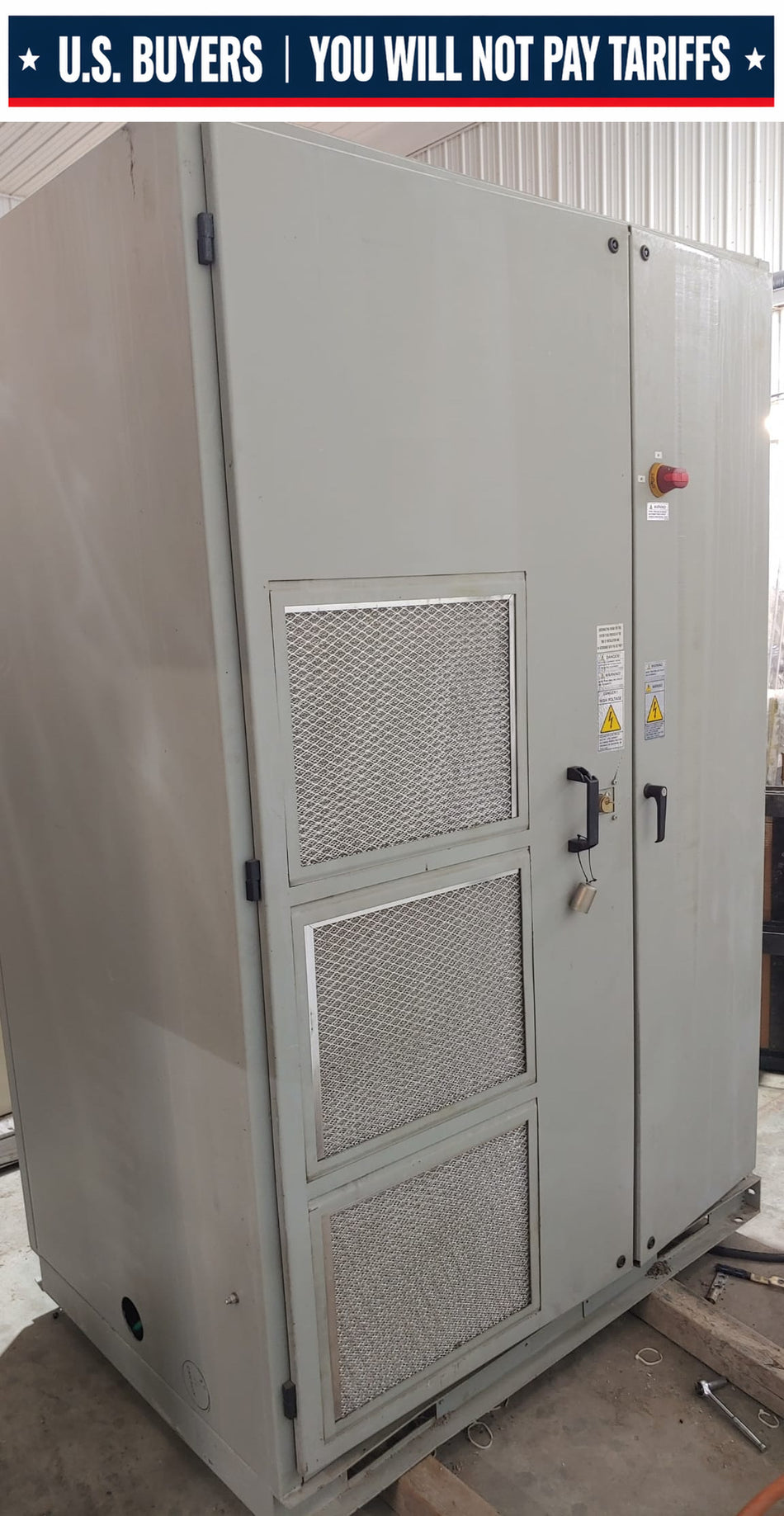 Hitran 2000 KVA - 4160Y/2400 V - 630V Delta Dry Type Isolation Transformer AI2454-00 with enclosure