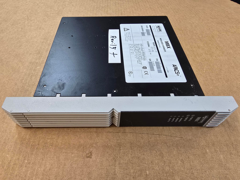MOORE 39MBXNAN APACS+, REV: 15, MBX MODULBUS EXPANDER, 24VDC 0.57A MAX (Used)